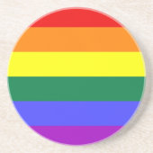 LGBT-Regenbogenflagge Untersetzer (Vorne)