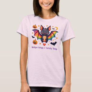 LGBT Regenbogenflügel & Hexendinge T-Shirt