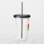 LGBT-Regenbogenherz Acryltrinkbecher (Rechts)