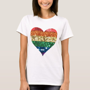 lgbt Regenbogenherz T-Shirt
