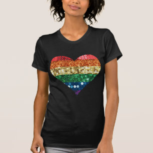 lgbt Regenbogenherz T-Shirt