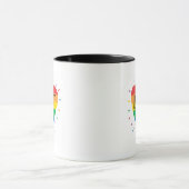 LGBT-Regenbogenherz Tasse (Zentrum)