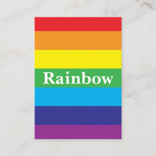 Lgbt Regenbogenmuster Visitenkarte