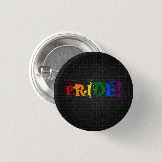 LGBT-Regenbogenpresse Button (Vorne & Hinten)