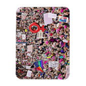 LGBT & Regenbogensignatur im Frauenmagnet Magnet (Vertikal)