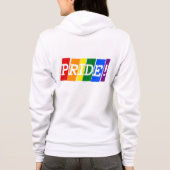 LGBT-Regenbogenstolz Hoodie (Rückseite)