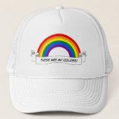 LGBT-Regenbogenstolz Mousepad Truckerkappe (Vorderseite)