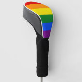 LGBT-Regenbogenstreifen Golf Headcover (angewinkelt)