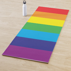 Lgbt Regenbogenstreifen Lgbt Yogamatte