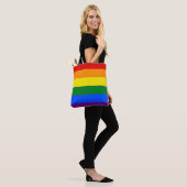 LGBT-Regenbogenstreifen Tasche (Am Model)