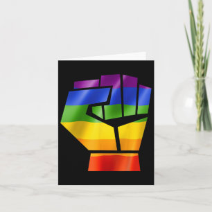 Lgbt Resist Pride Lesbian Gay Biual Transgender Karte