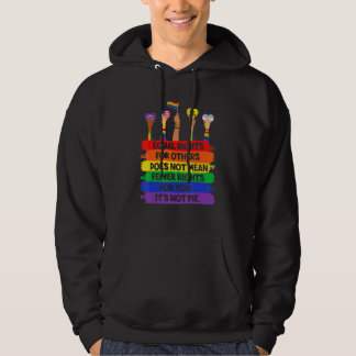LGbt Retro Fist Liebe gleiche Rechte Es ist kein K Hoodie