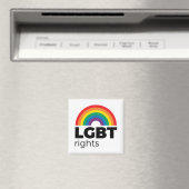 LGBT Rights Rainbow Magnet (In Situ (Geschirrspüler))