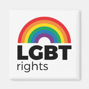 LGBT Rights Rainbow Magnet