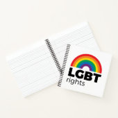 LGBT Rights Rainbow Notizblock (Innenseite)