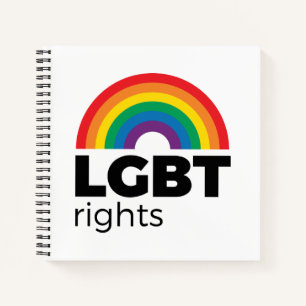 LGBT Rights Rainbow Notizblock