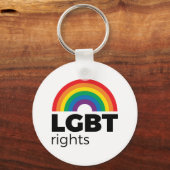 LGBT Rights Rainbow Schlüsselanhänger (Vorderseite)
