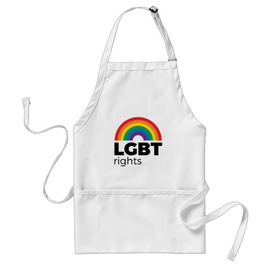 LGBT Rights Rainbow Schürze (Vorne)