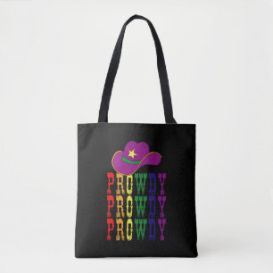 LGBT Rodeo Cowboy Cowgirl Howdy Gay Western Tasche