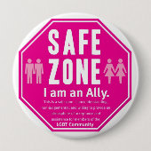 LGBT Safe-Zone Button (Vorderseite)