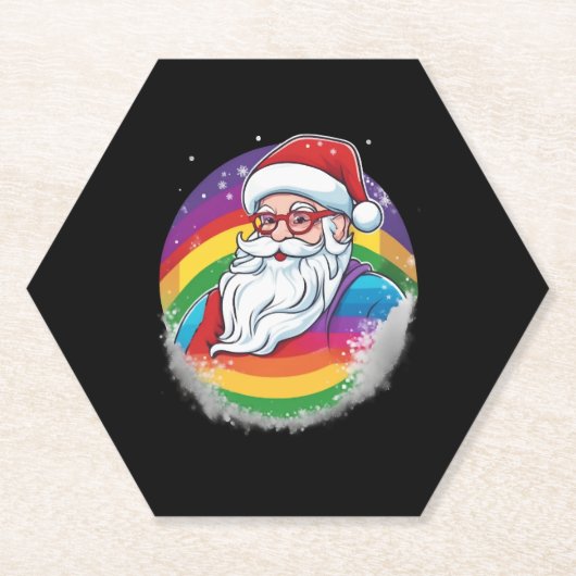 LGBT Santa Copy Untersetzer (Vorderseite)