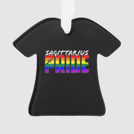 LGBT Schütze-Stolz-Flaggen-Tierkreis-Zeichen Ornament