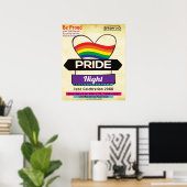 LGBT sei stolz Party Poster (Heimbüro)
