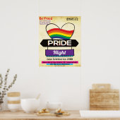 LGBT sei stolz Party Poster (Küche)