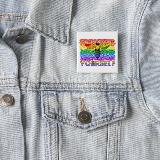 LGBT sein Sie selbst Button (Beispiel)