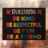 LGBT sind nett Fensteraufkleber (Blatt 2)