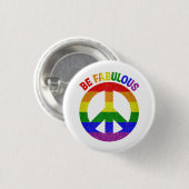 LGBT sind vorbildlich Button (Vorne & Hinten)