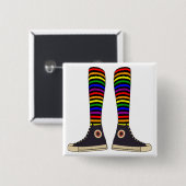 LGBT Socken Button (Vorne & Hinten)