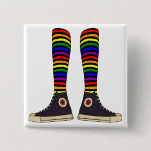LGBT Socken Button