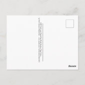 LGBT Soft Light Pastell Gay Pride Rainbow Postcard Postkarte (Rückseite)