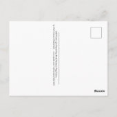 LGBT Soft Light Pastell Gay Pride Rainbow Postcard Postkarte (Rückseite)