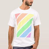 LGBT Soft Pastel Gay Pride Rainbow Colors  T-Shirt (Vorderseite)