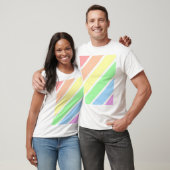 LGBT Soft Pastel Gay Pride Rainbow Colors  T-Shirt (Unisex)