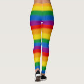 LGBT-Stolperfarbstriche Leggings (Rückseite)
