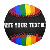 LGBT-Stolperflagge Baseball (Rückseite)