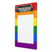 LGBT-Stolperflagge Mini-Zwischenablage Mini Klemmbrett (Gewinkelt2)