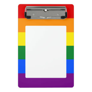 LGBT-Stolperflagge Mini-Zwischenablage Mini Klemmbrett