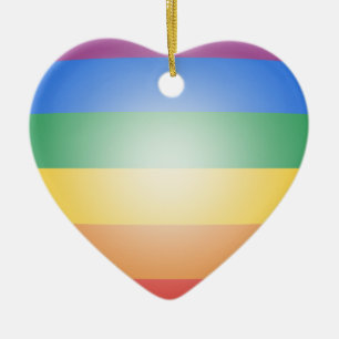 LGBT STOLZ 3D FARBEN KERAMIK ORNAMENT