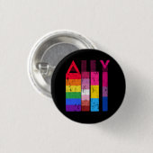 LGBT Stolz Allg Gay Lesbisch Bisexuelle Trans Prix Button (Vorne & Hinten)