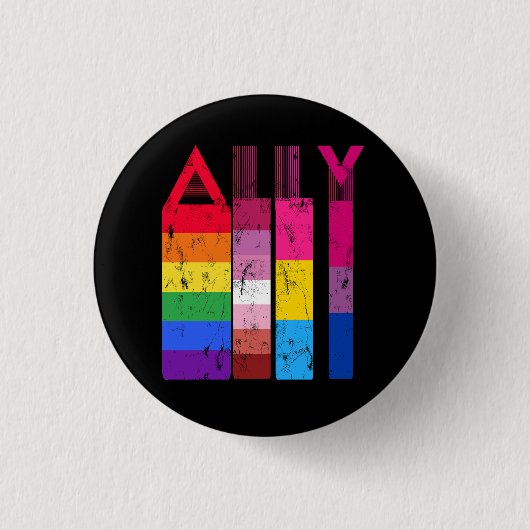 LGBT Stolz Allg Gay Lesbisch Bisexuelle Trans Prix Button (Vorderseite)