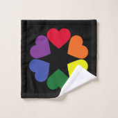LGBT-Stolz Badhandtuch Set (Waschlappen)