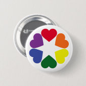 LGBT-Stolz Button (Vorne & Hinten)