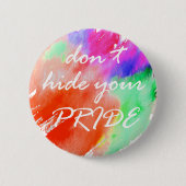 LGBT Stolz Button (Vorderseite)