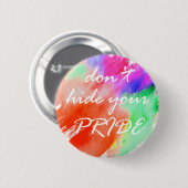 LGBT Stolz Button (Vorne & Hinten)
