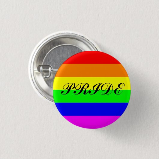 LGBT Stolz-Button Button (Vorne & Hinten)