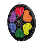 LGBT-Stolz Dartscheibe (Vorderseite rechts)